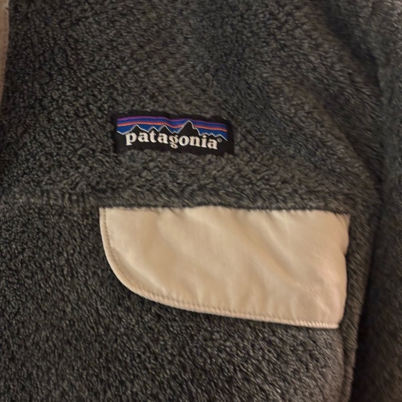 Patagonia Charcoal Fleece with Cream Accent - Picture 8 of 10